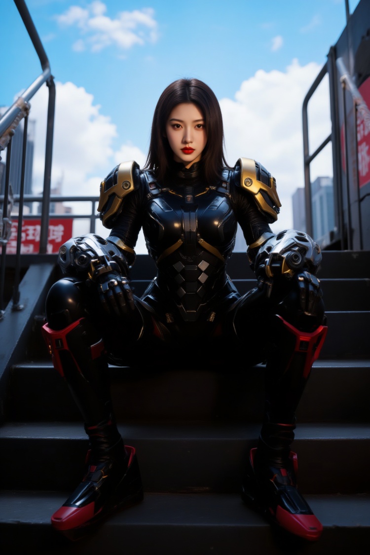 赛博&机甲girl（一念） by 一念 on Tensor.Art