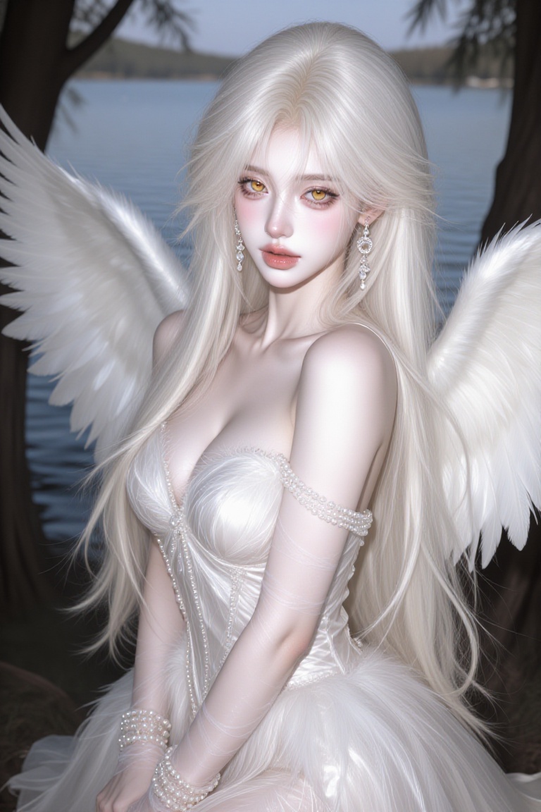 1girl,  solo,  graceful amber eyes on Tensor.Art