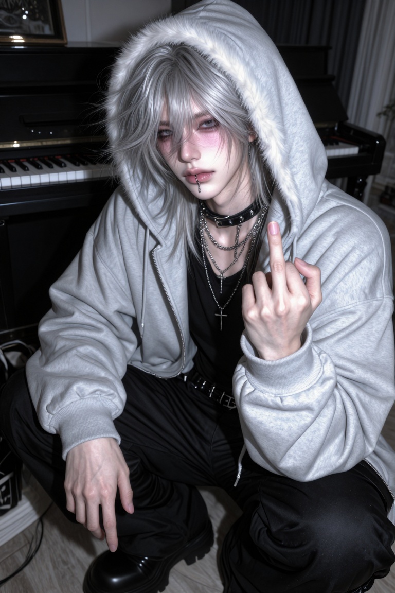 one man,  solo,  pale skin on Tensor.Art