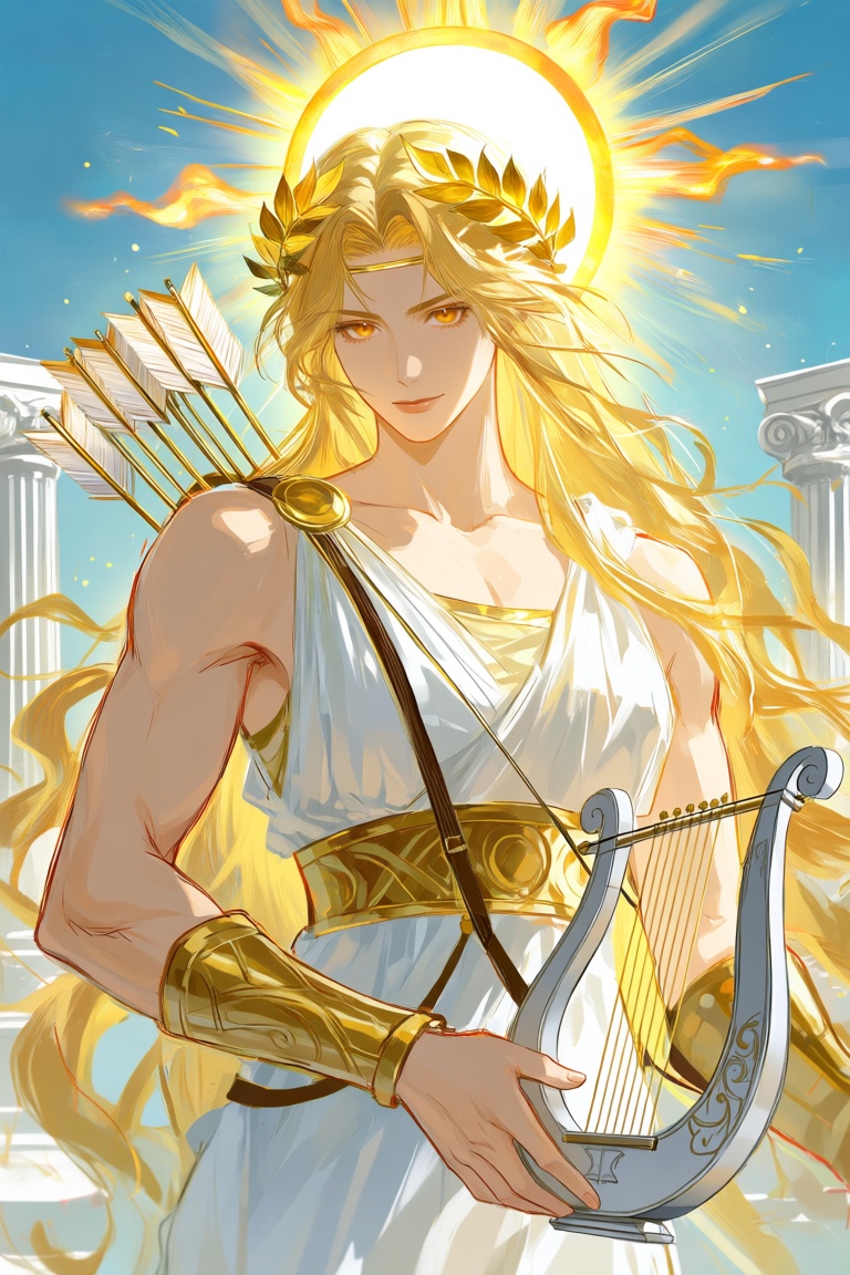 masterpiece,  best quality,  score_7 female Apollo on Tensor.Art