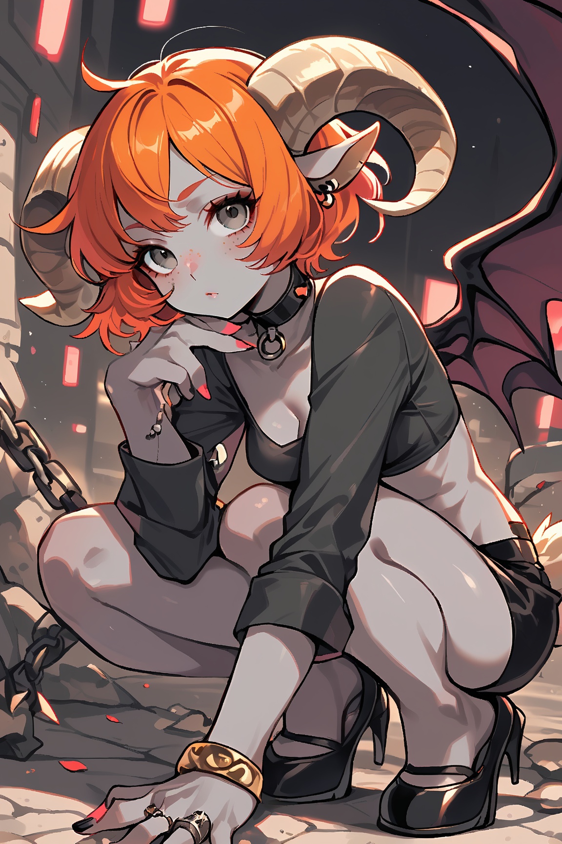 dal-1,  1girl,  anthro goat girl on Tensor.Art