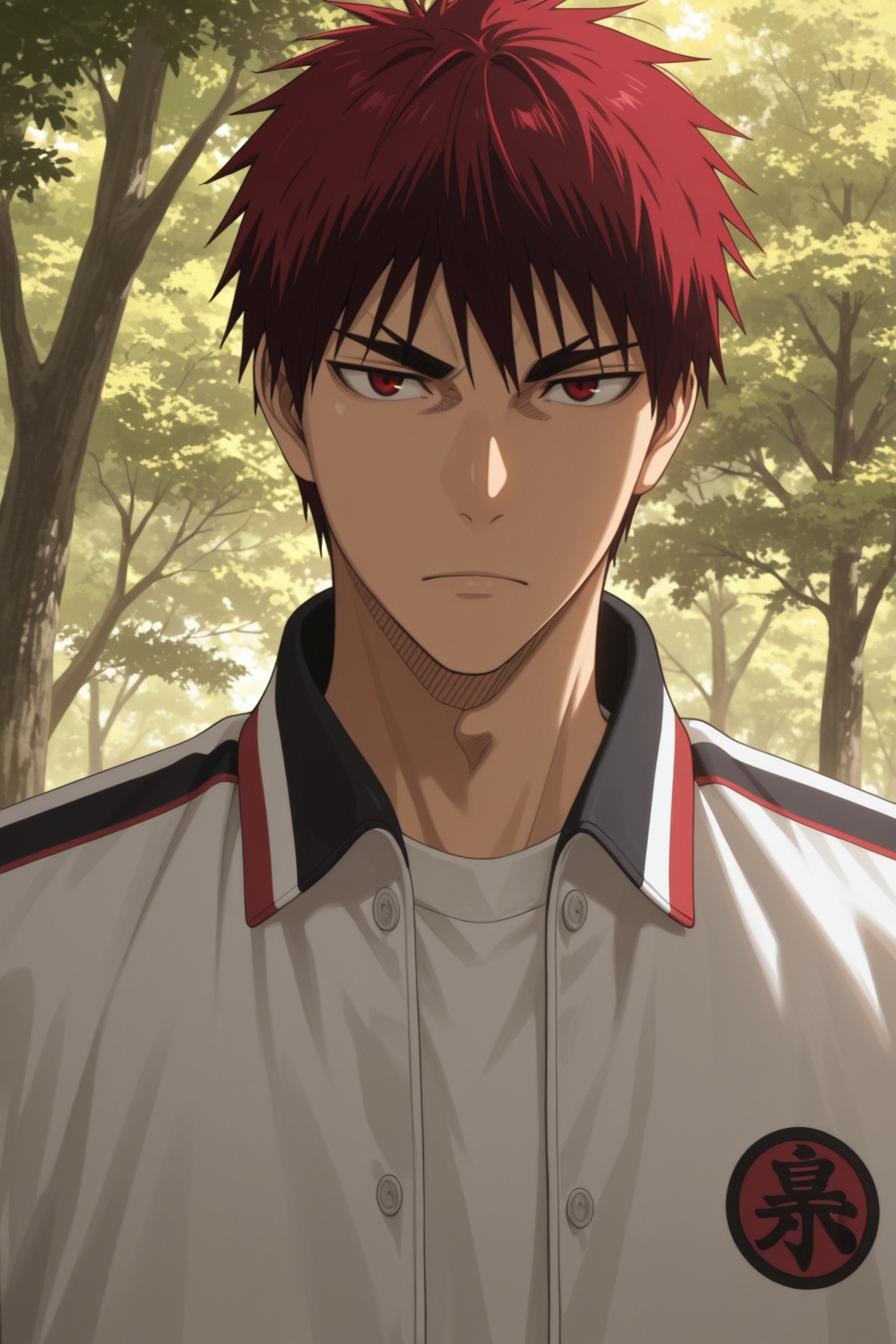 taiga kagami,  red hair,  red eyes on Tensor.Art