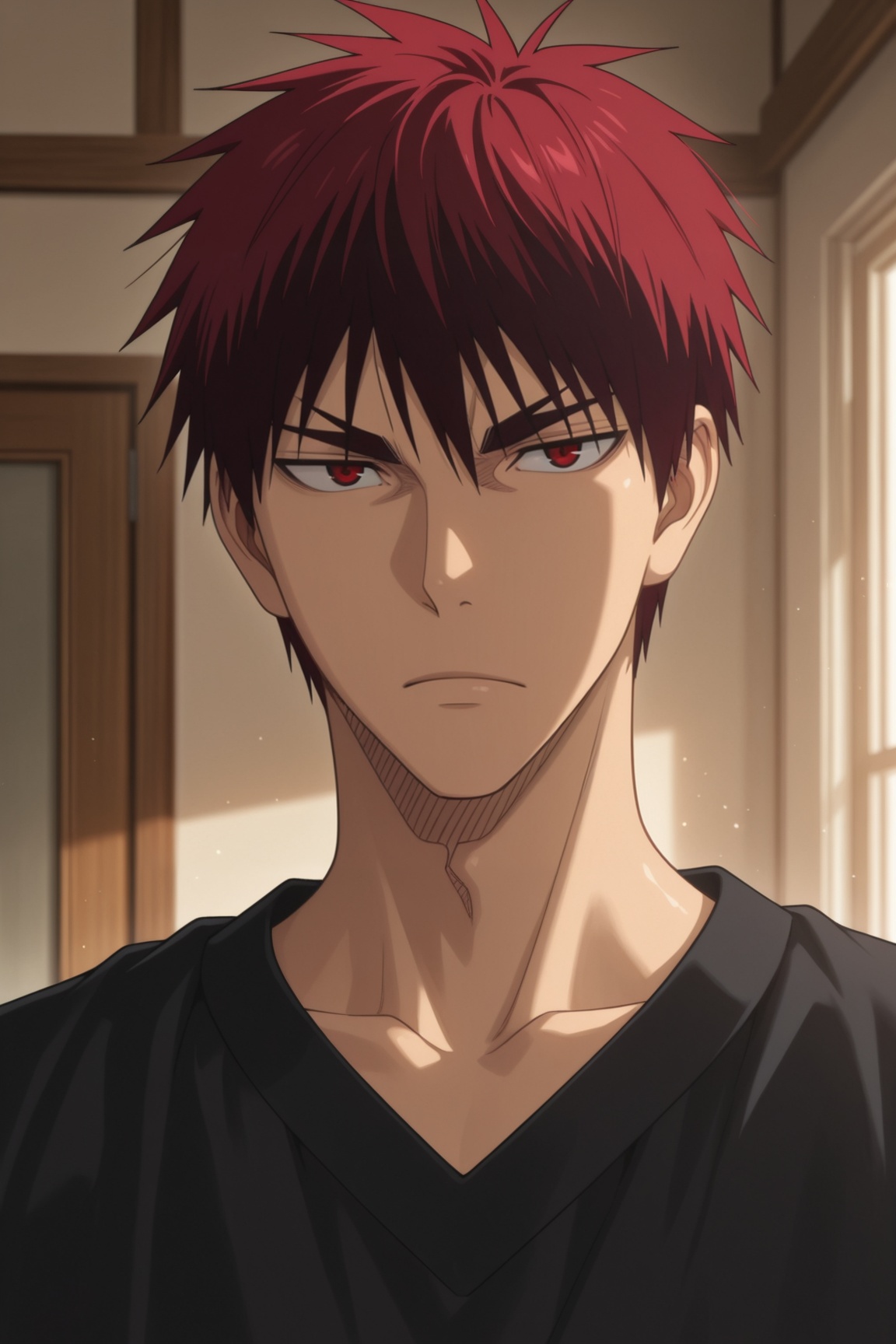 taiga kagami,  red hair,  red eyes on Tensor.Art