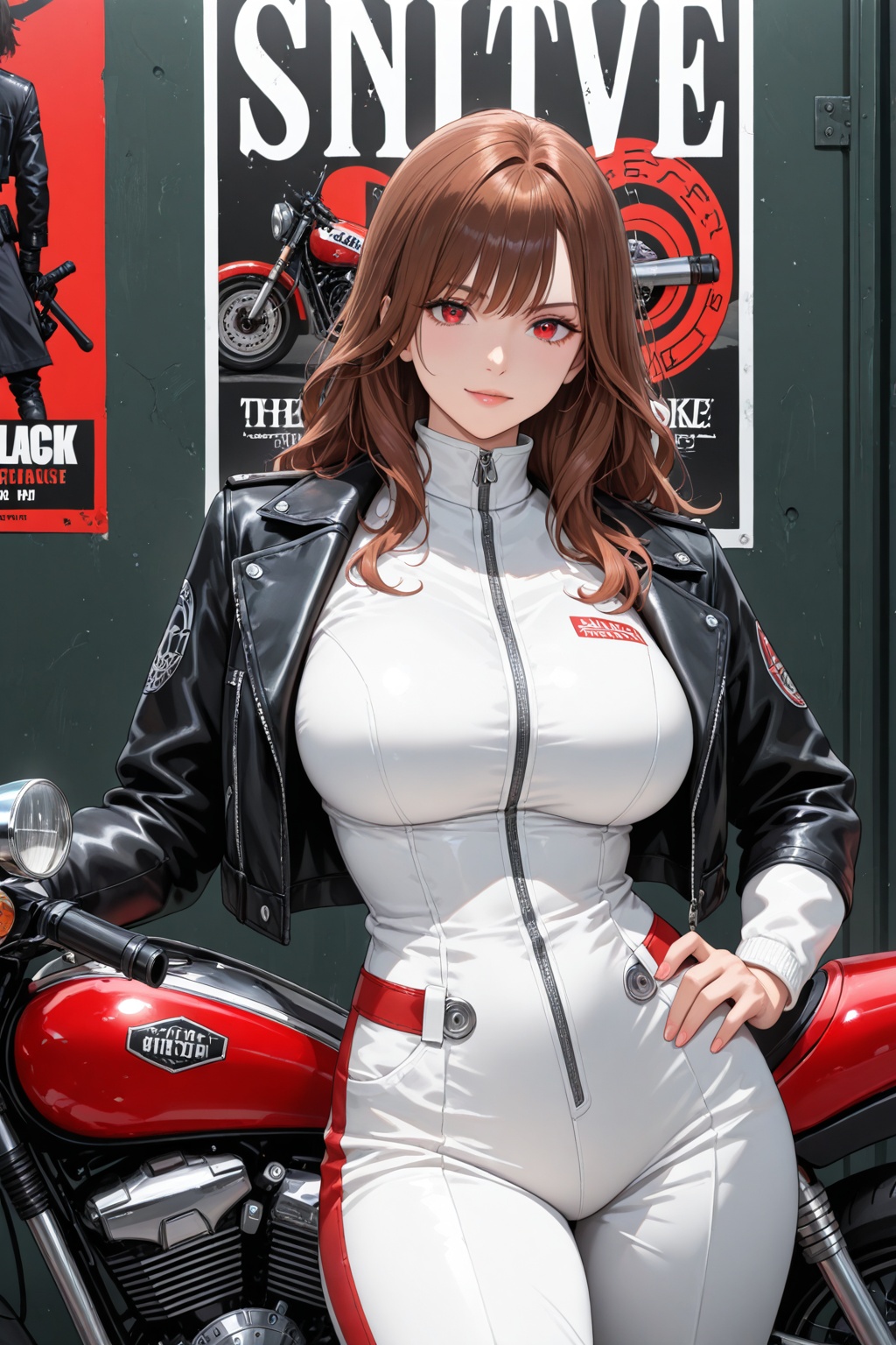 ((LARGE BREASTS)),  ((cowboy shot)),  1 girl on Tensor.Art