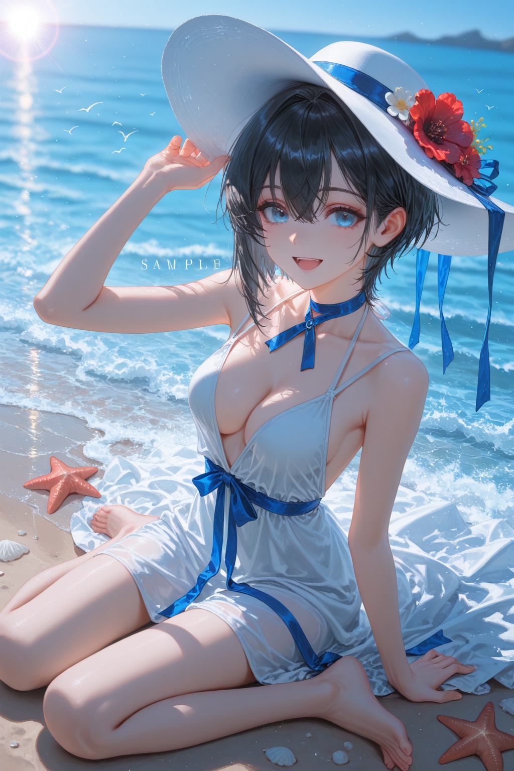 1girl,  solo,  breasts on Tensor.Art