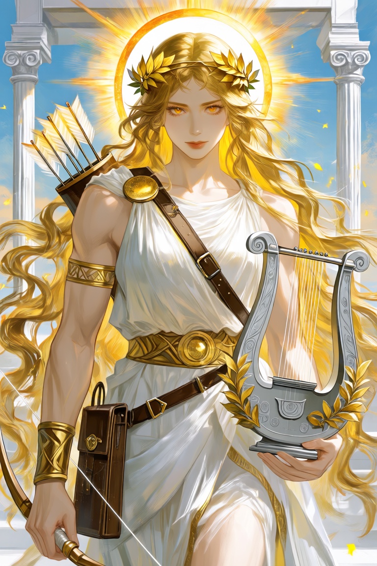 masterpiece,  best quality,  score_7 female Apollo on Tensor.Art