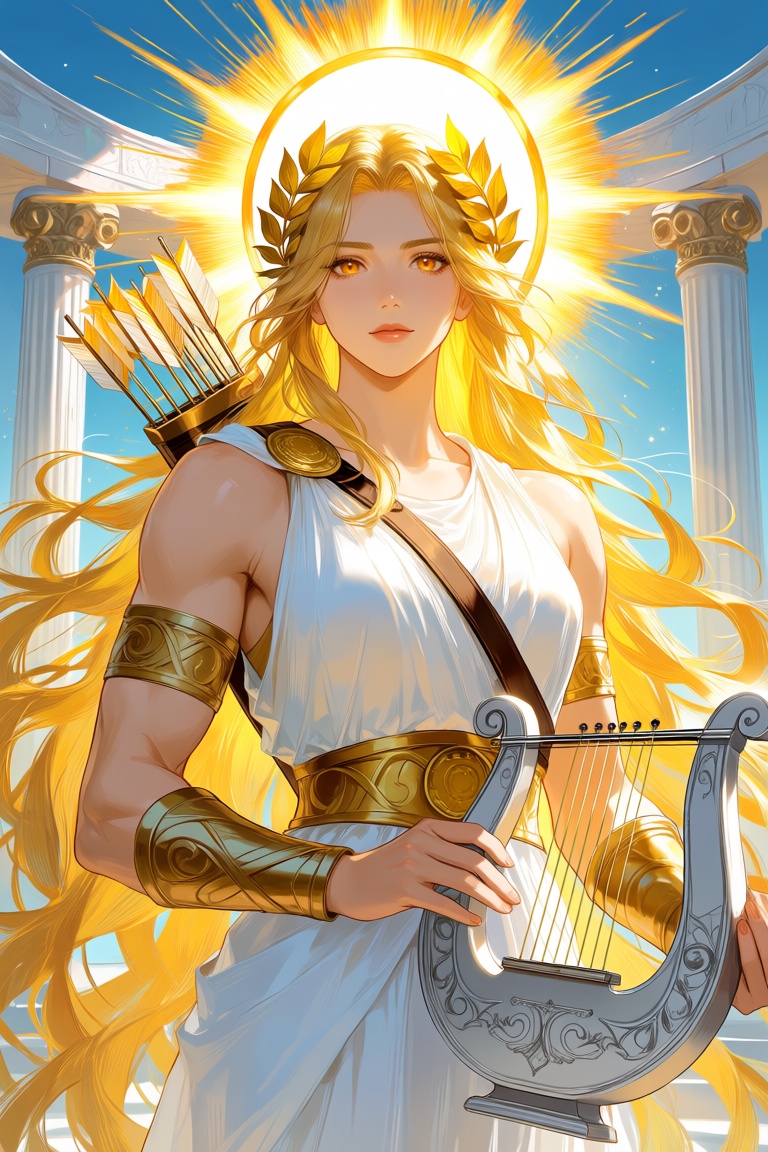 masterpiece,  best quality,  score_7 female Apollo on Tensor.Art