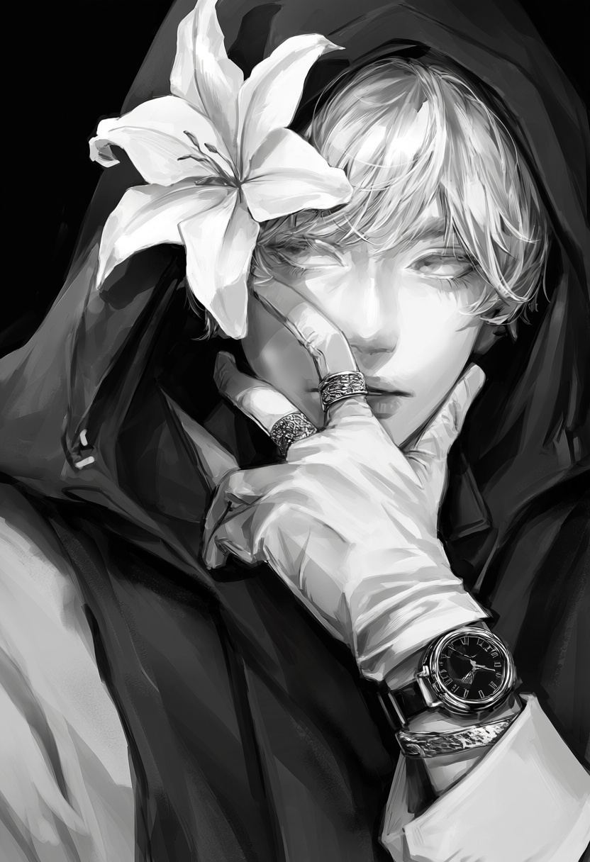sett1,  ring,  watch on Tensor.Art