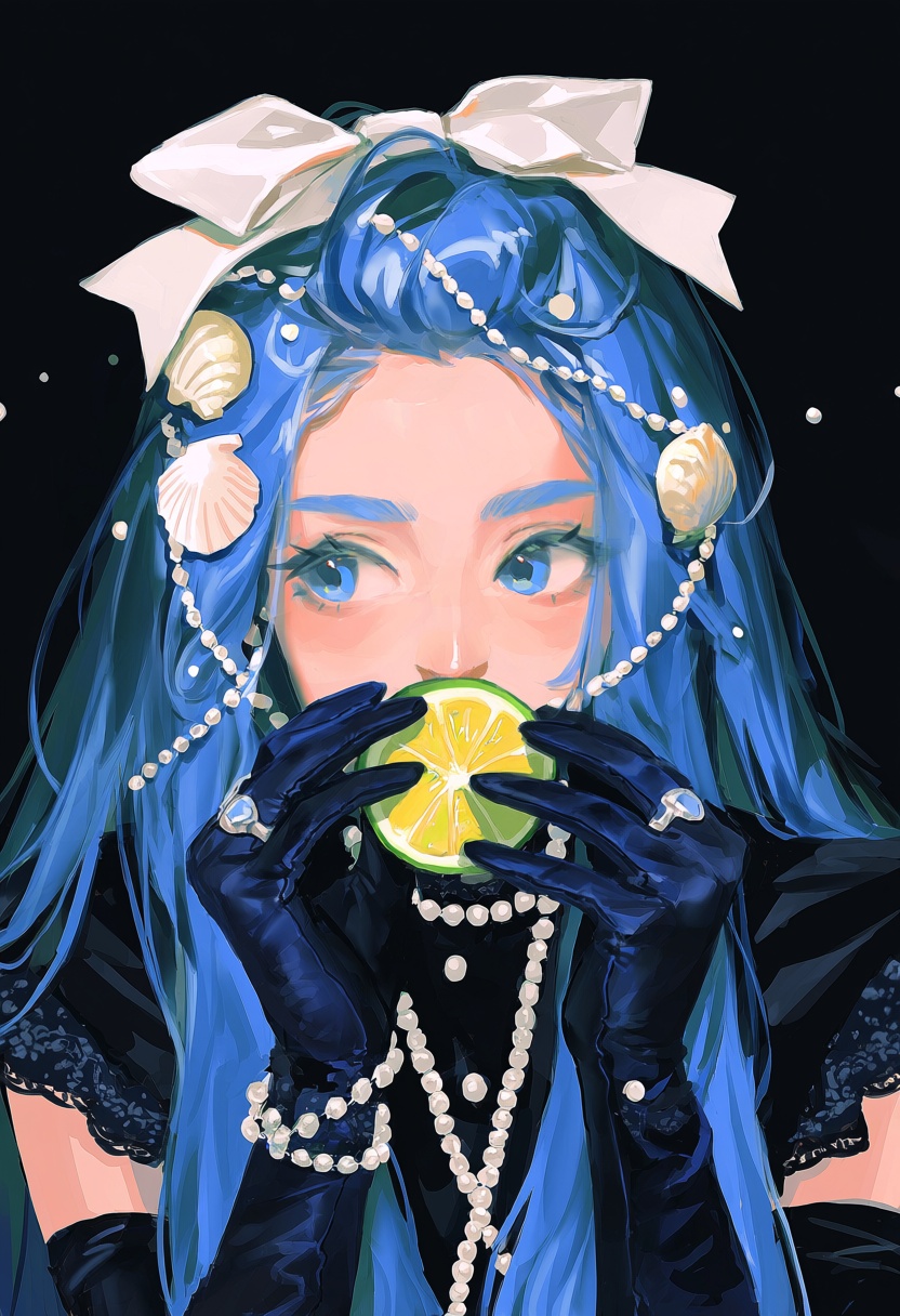 sett1,  lemon,  pearl \(gemstone\) on Tensor.Art