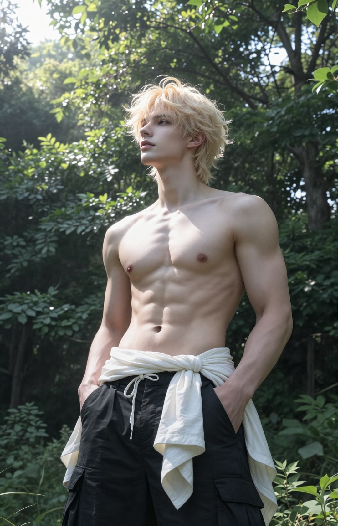 1male ,  pale skin ,  handsome face on Tensor.Art