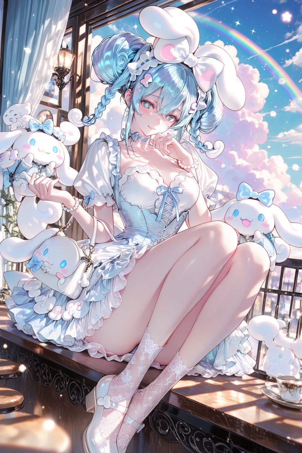miyubloom,  dreamy anime,  cinematic lighting on Tensor.Art