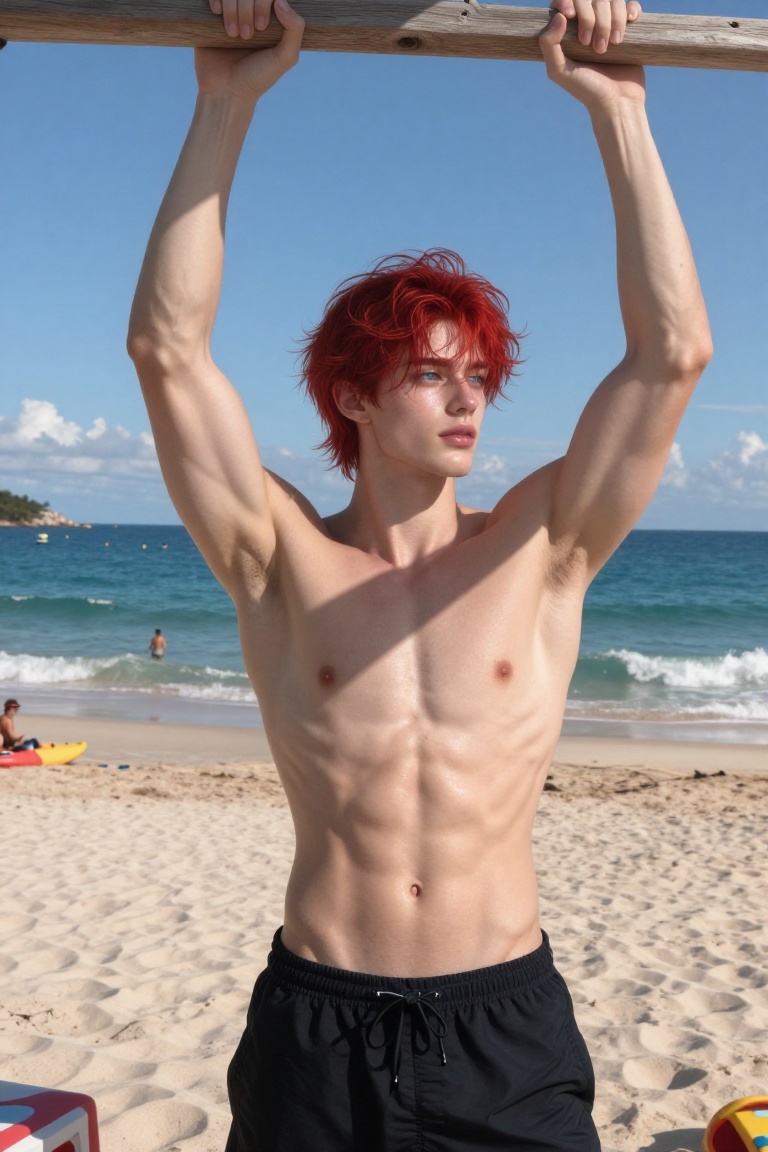 1male ,  pale skin ,  handsome face on Tensor.Art