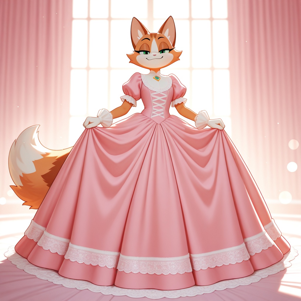 Anthro cat furry,  full-body shot,  front-facing pose on Tensor.Art