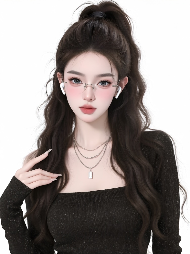 Qwen-image-手绘女生头像 by 小狗宾利 on Tensor.Art