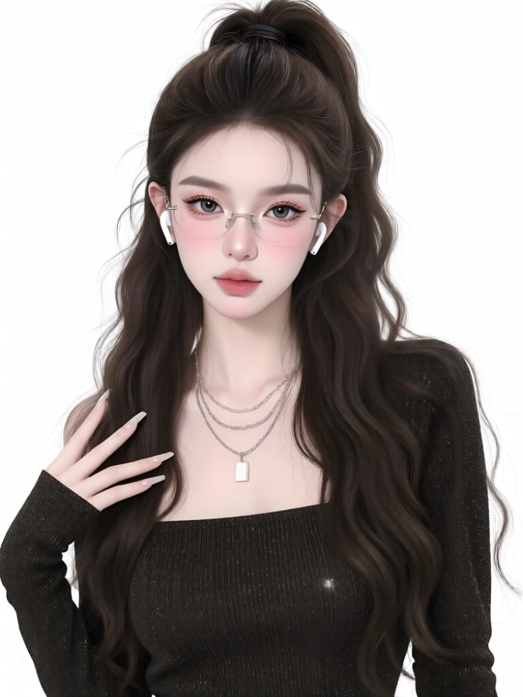 Qwen-image-手绘女生头像 by 小狗宾利 on Tensor.Art