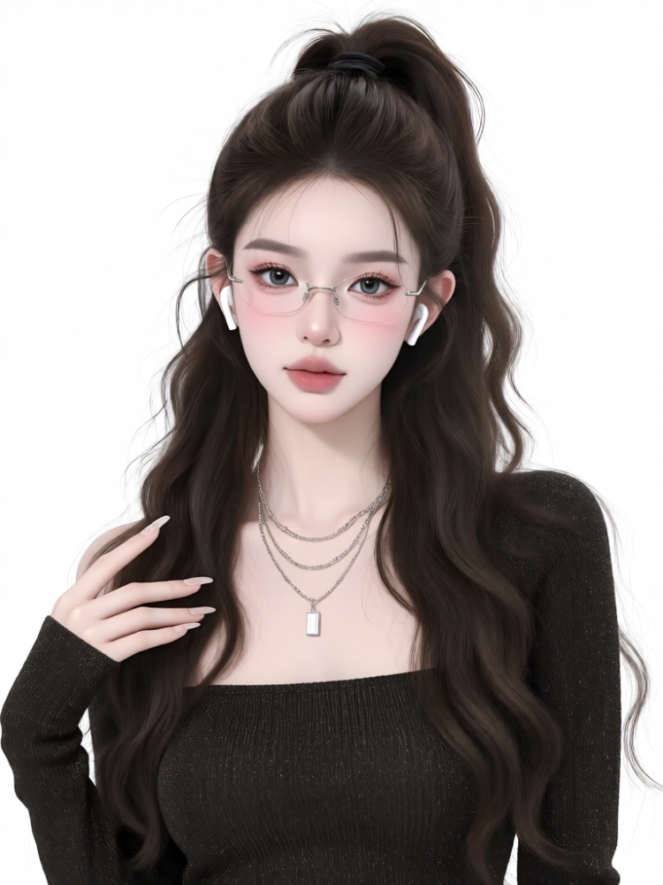 Qwen-image-手绘女生头像 by 小狗宾利 on Tensor.Art
