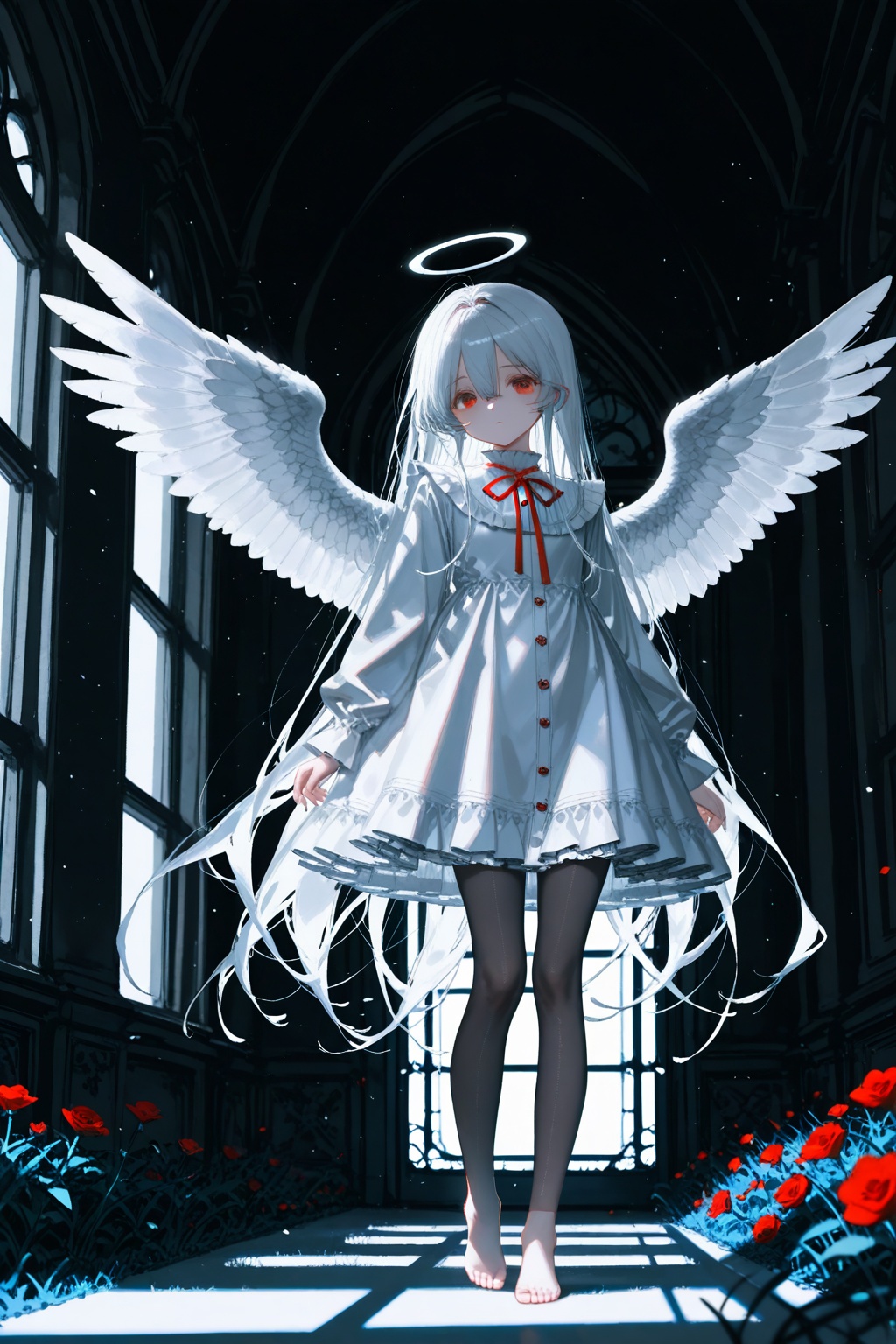 black pantyhose,  masterpiece,  absurdres by ikun on Tensor.Art