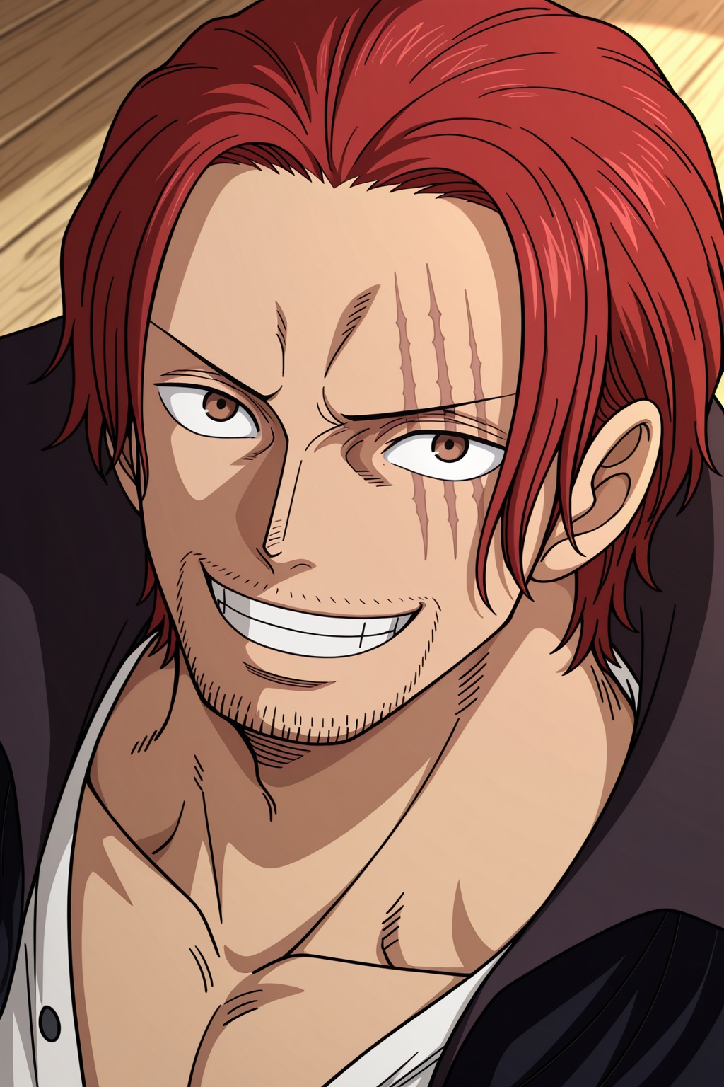 male focus,  1boy,  shanks \(one piece\) on Tensor.Art