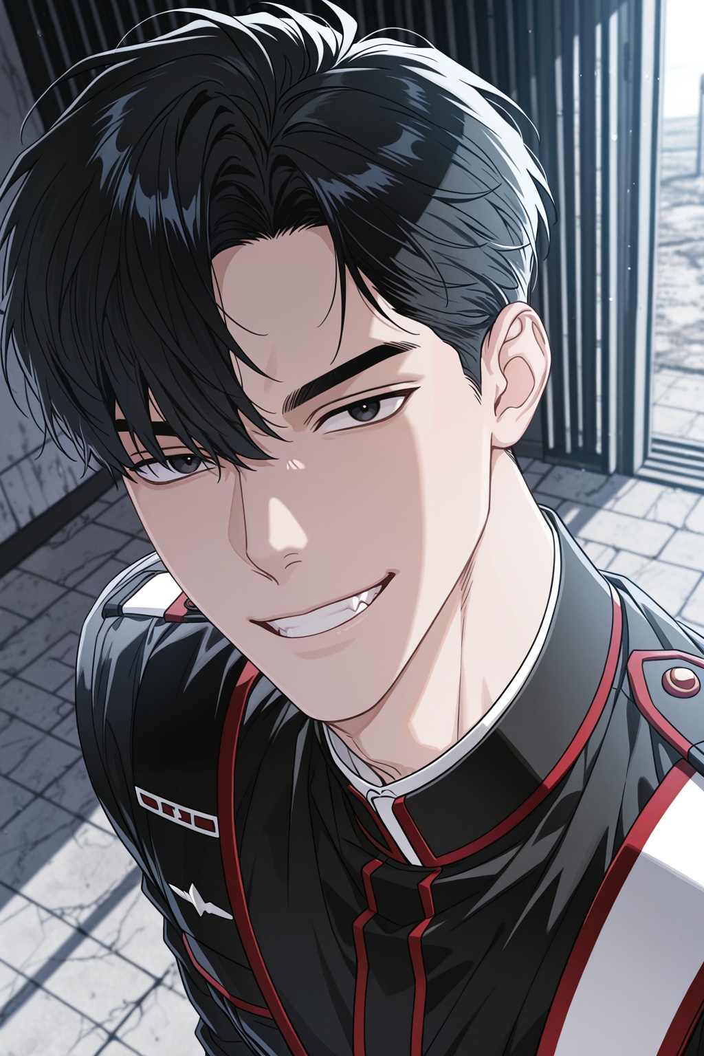 male focus,  1boy,  kwak suhwan on Tensor.Art
