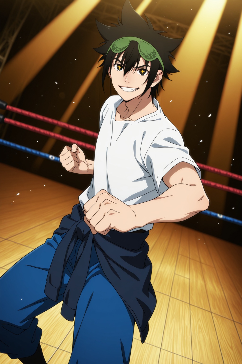 male focus,  1boy,  jin mori on Tensor.Art