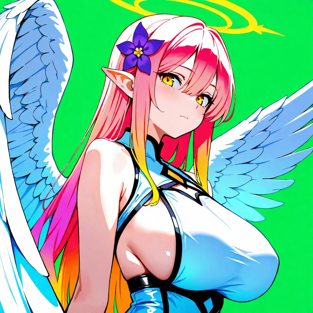 dutch angle,  contrast,  sleeveless on Tensor.Art