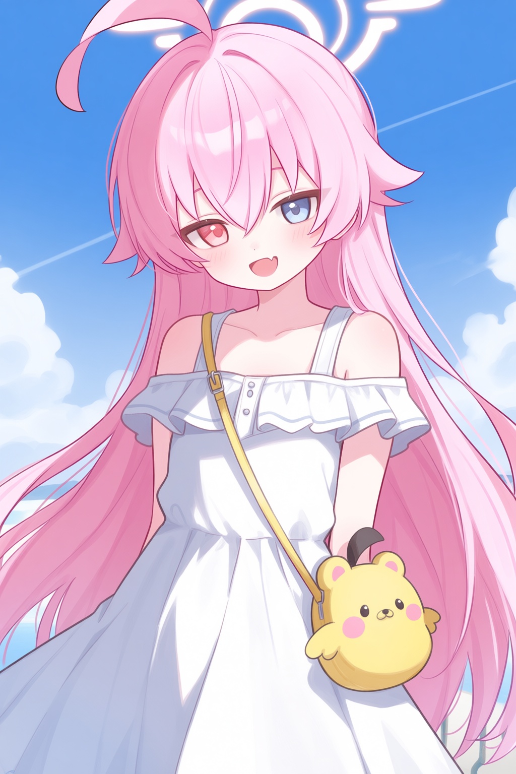 1girl,  ahoge,  alternate costume on Tensor.Art