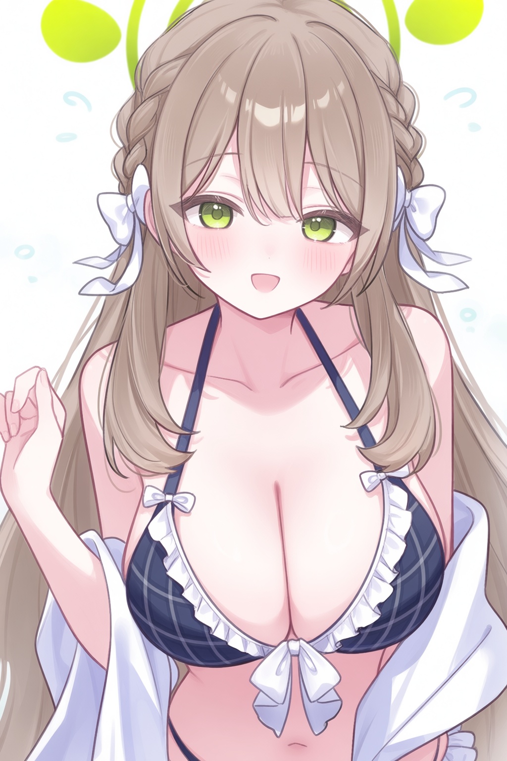 1girl,  bare shoulders,  bikini on Tensor.Art
