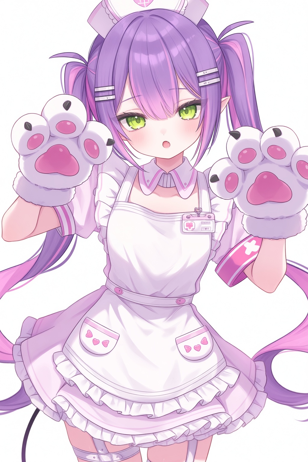 1girl,  alternate costume,  animal hands on Tensor.Art