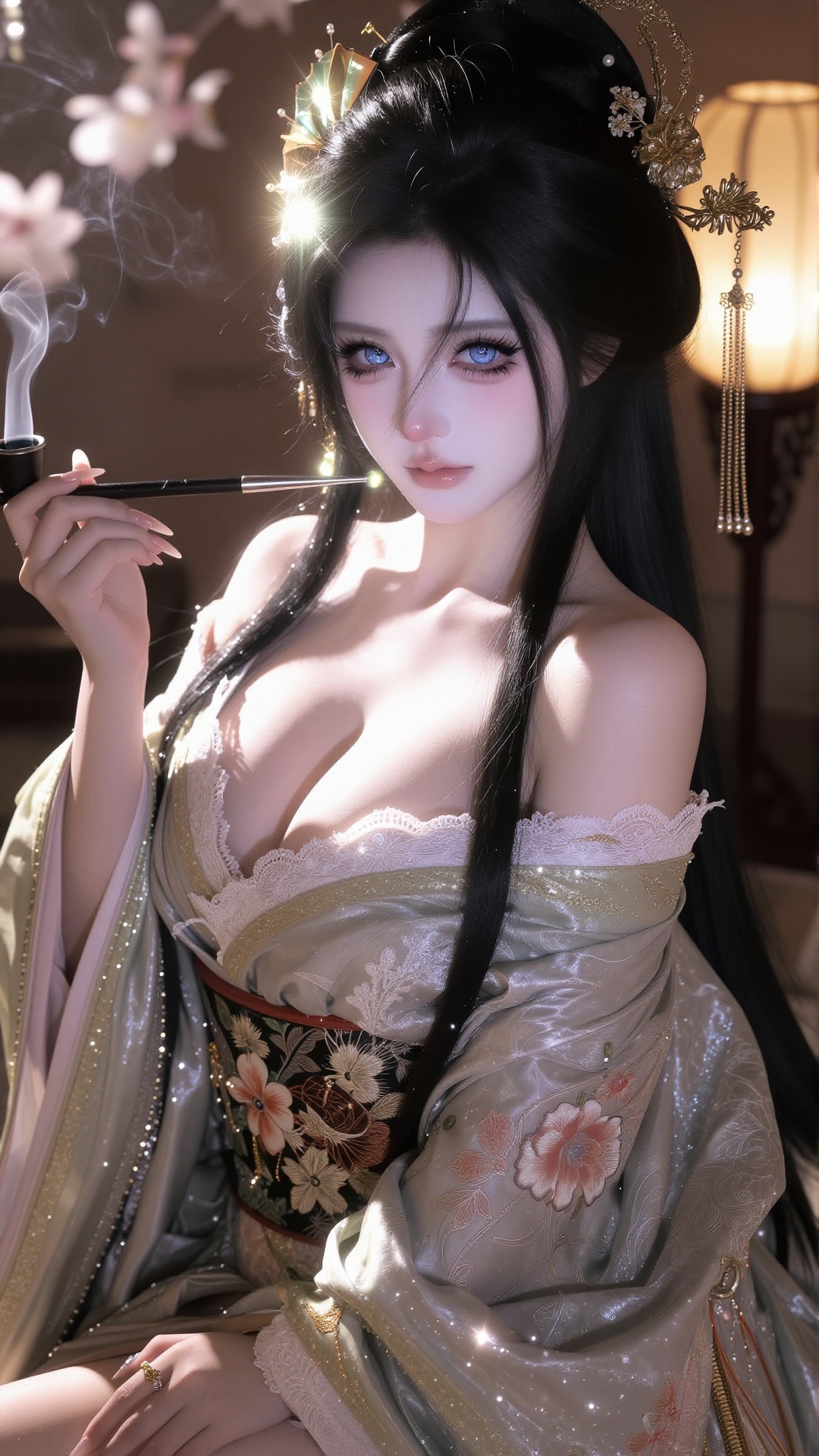 Gemstone_eyes,  crystal_eyes,  glossy_eyes on Tensor.Art