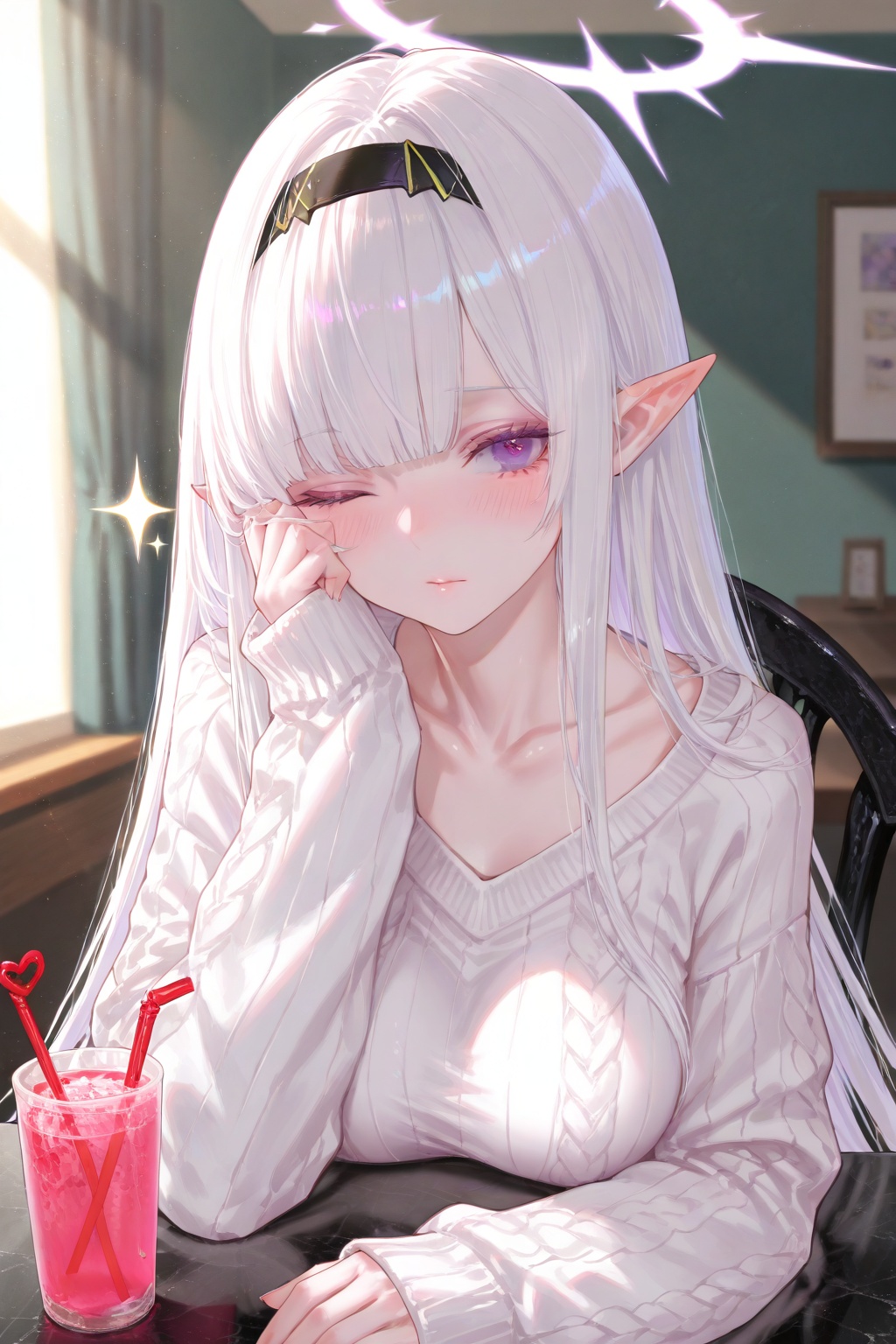 1girl,  solo,  long hair on Tensor.Art