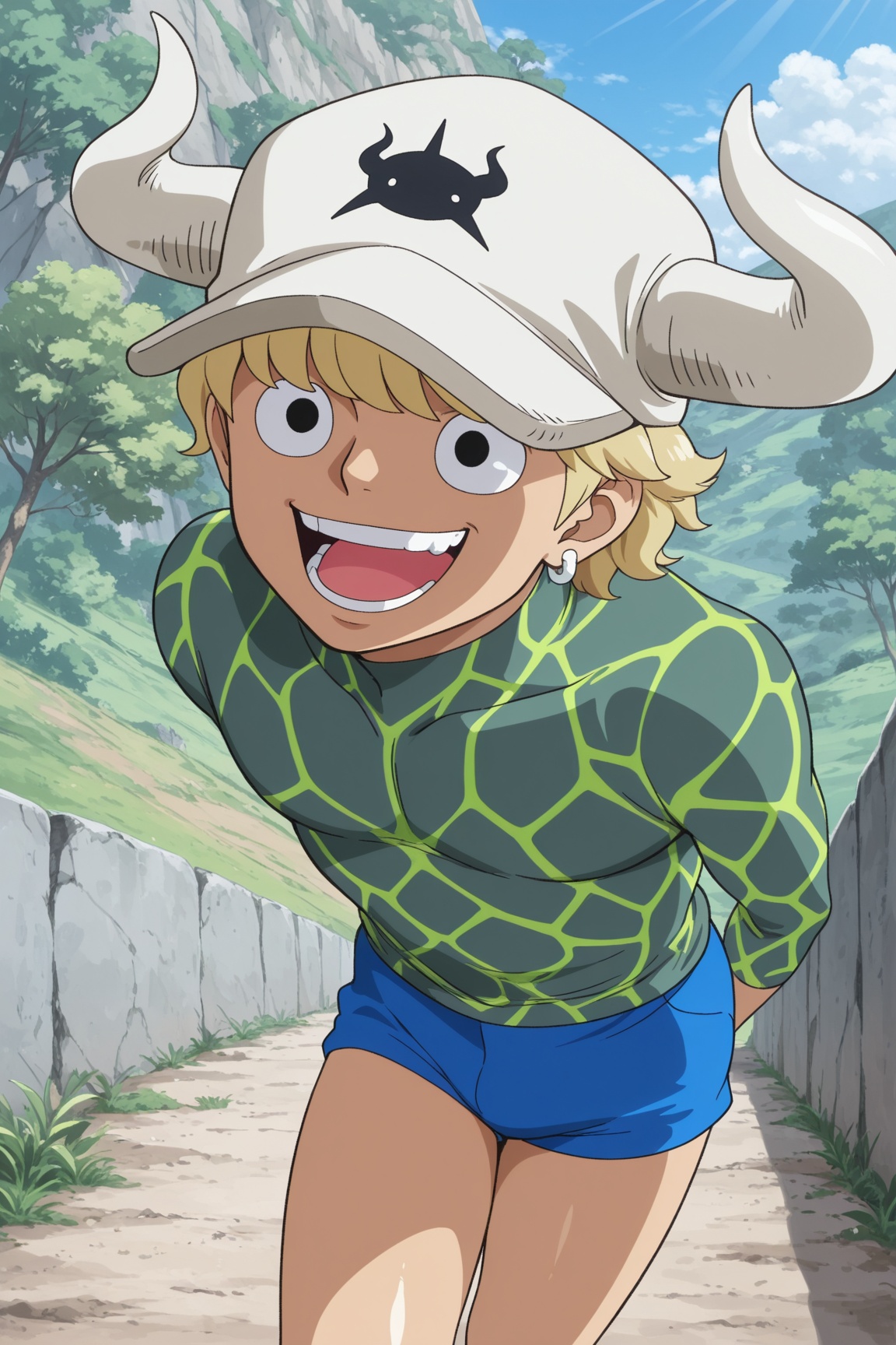 dellinger,  blonde hair,  black eyes on Tensor.Art
