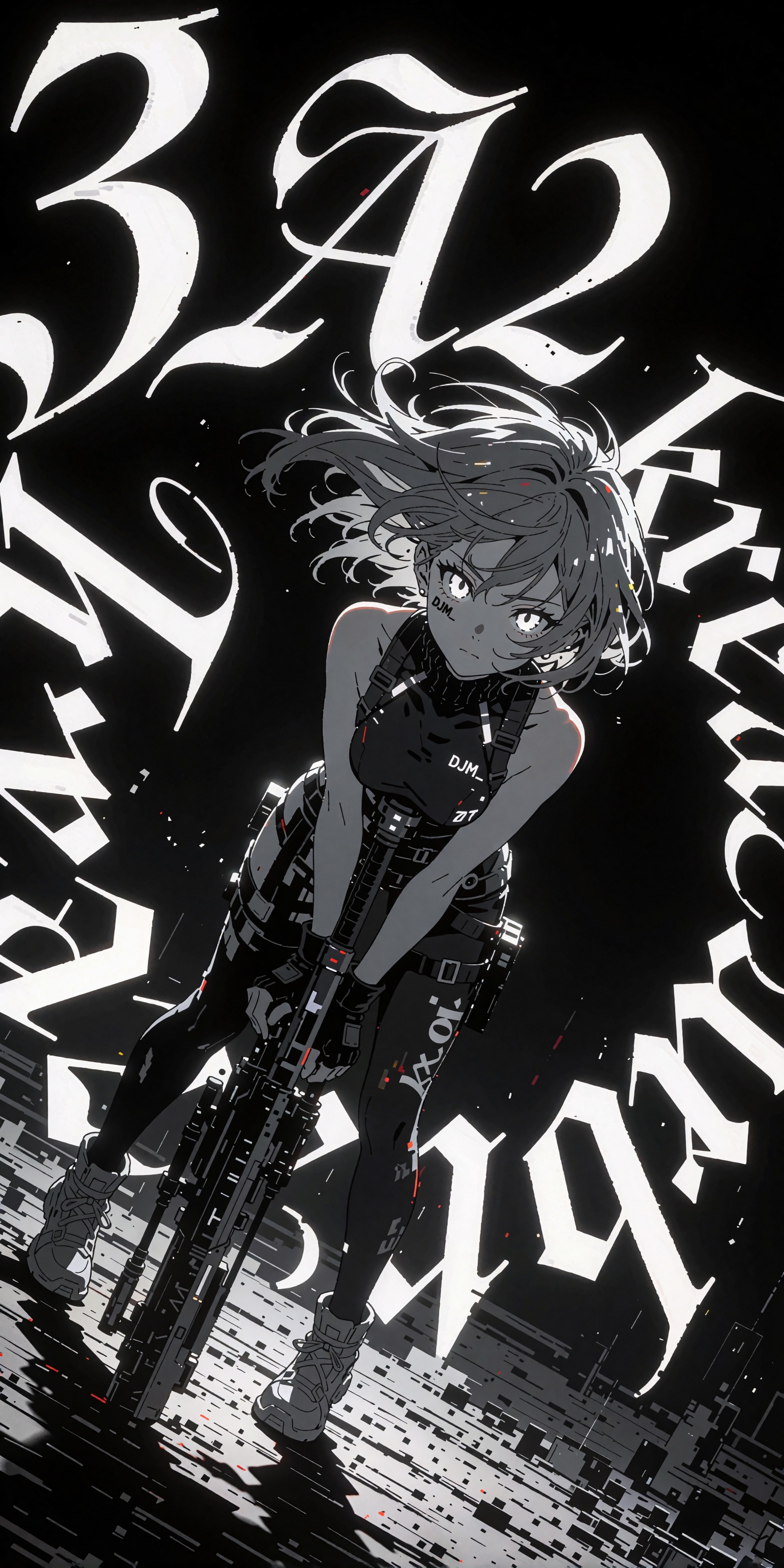 pristine line art,  1girl,  solo on Tensor.Art