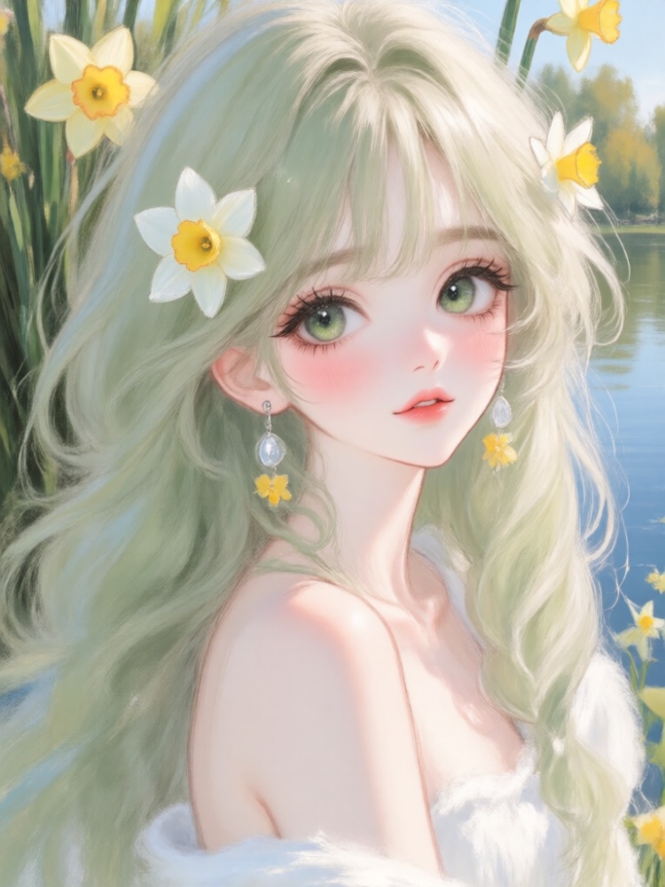 Qwen-image-马卡龙浅发精灵少女 by 小狗宾利 on Tensor.Art