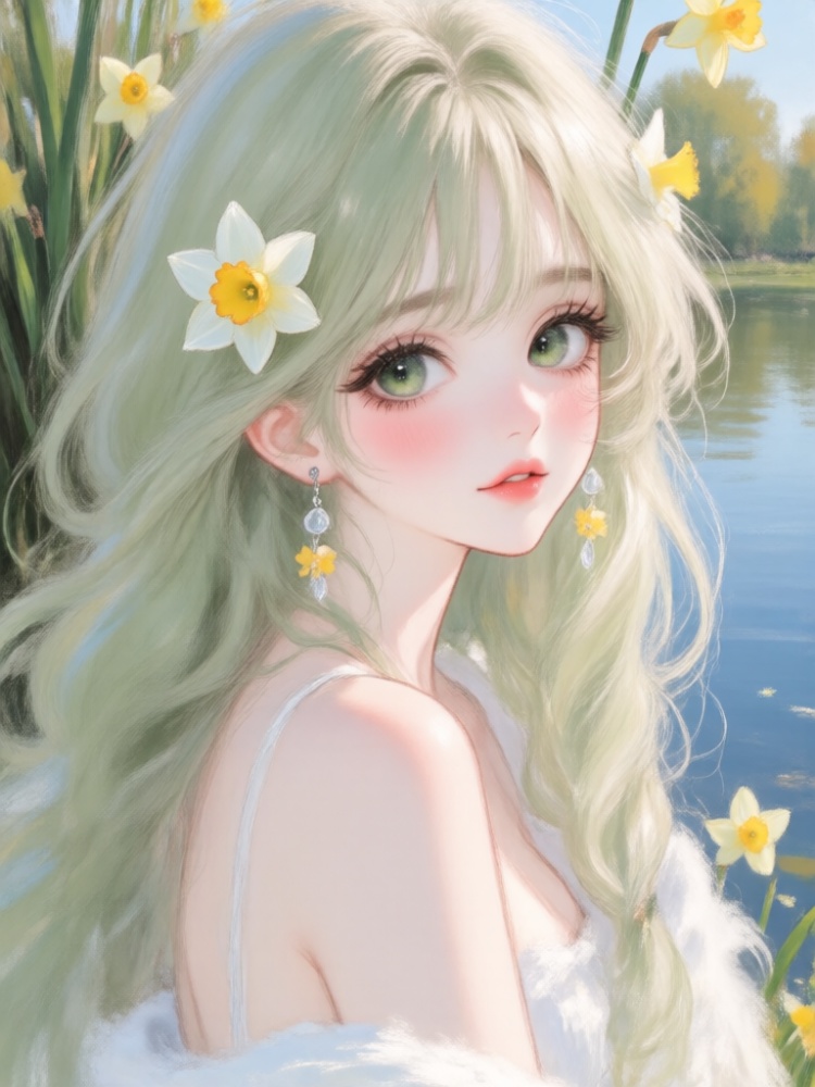 Qwen-image-马卡龙浅发精灵少女 by 小狗宾利 on Tensor.Art