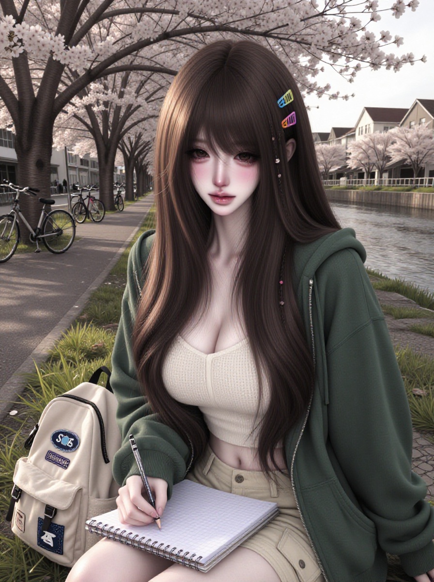 1girl,  solo,  pale skin on Tensor.Art