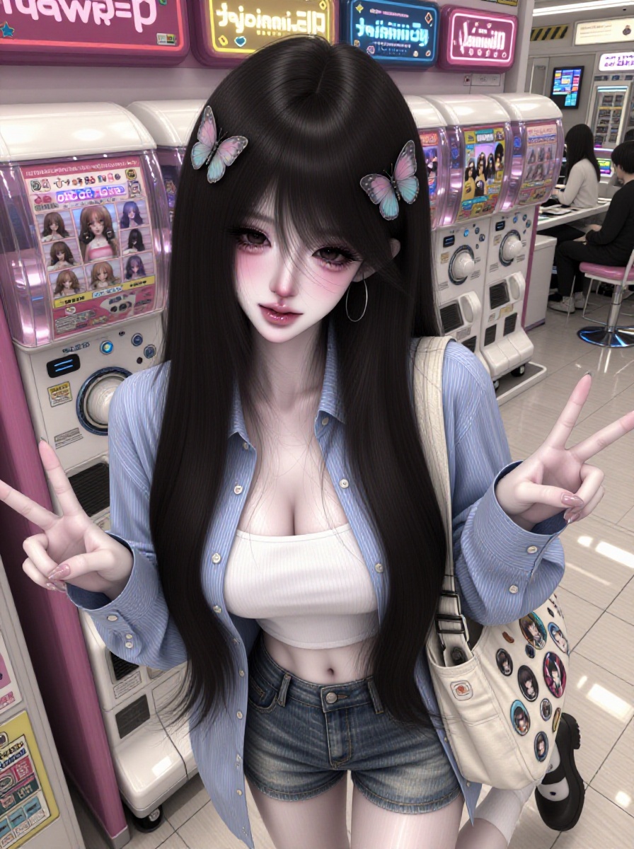 1girl,  solo,  pale skin on Tensor.Art