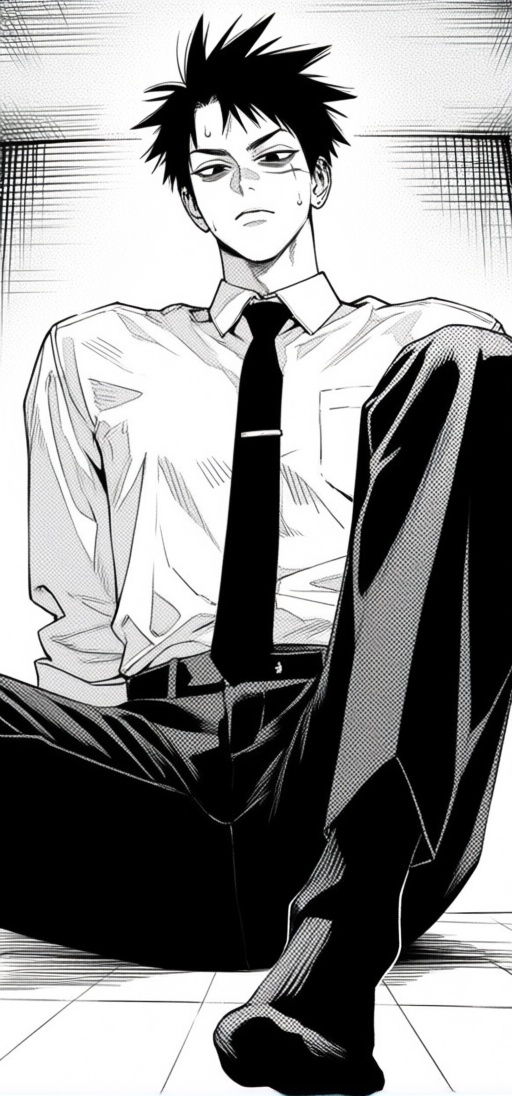 1boy,  solo,  manga style on Tensor.Art