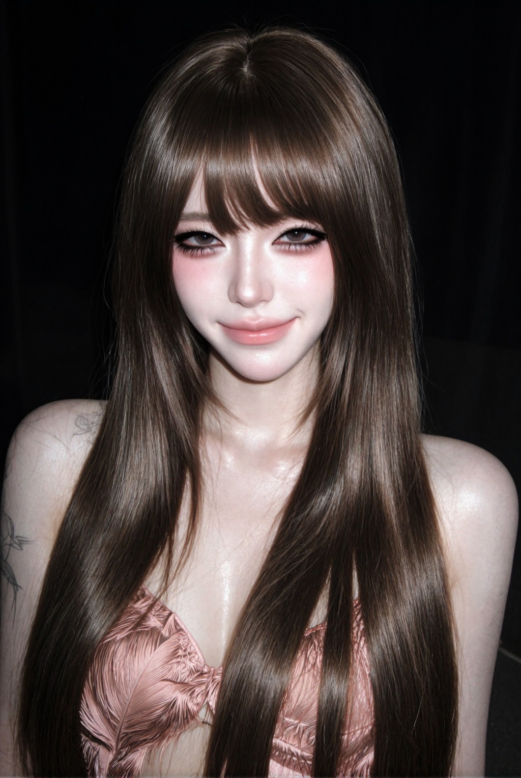 One female,  single,  delicate and slender features on Tensor.Art