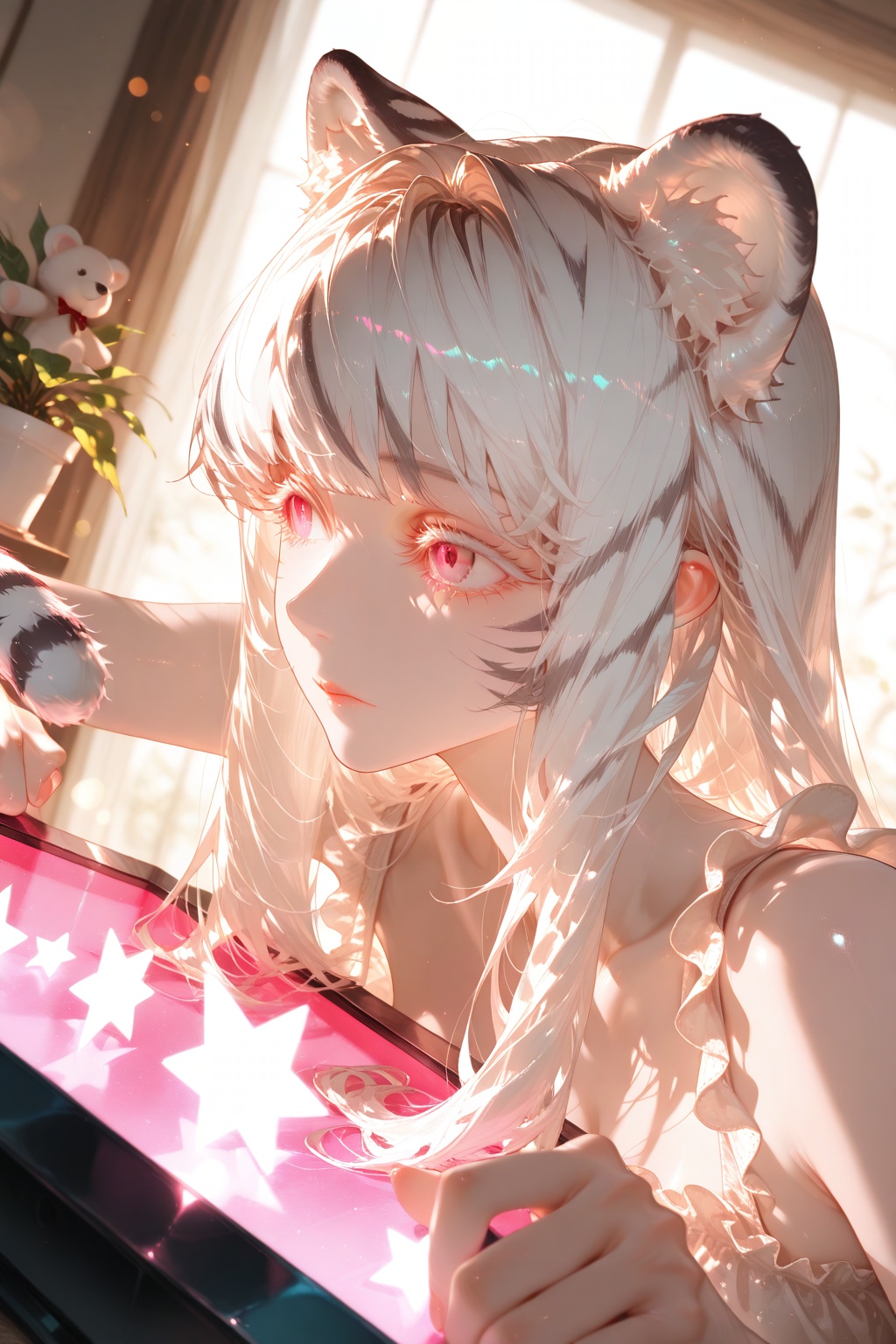 1girl,  beautiful young woman,  gentle and delicate face by 月大魔王|The Moonly Demon King on Tensor.Art