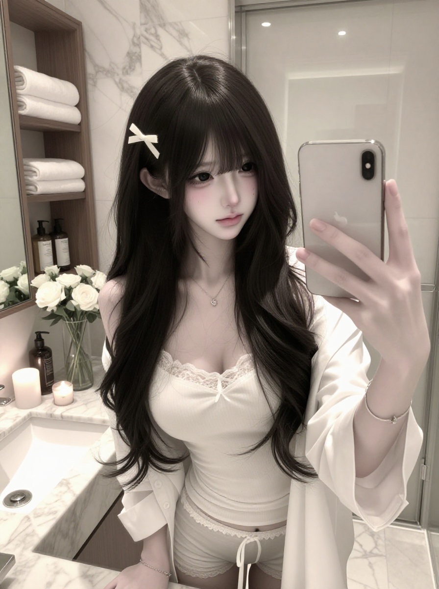 1girl,  solo,  pale skin on Tensor.Art