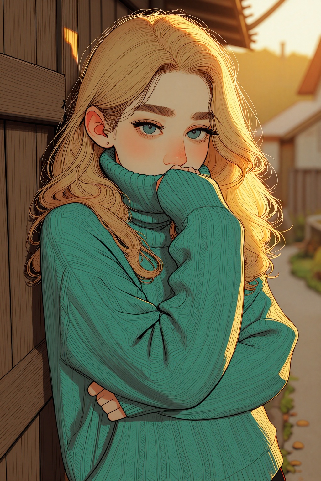 Ivysketch style,  digital art illustration,  clean line art with soft line work on Tensor.Art