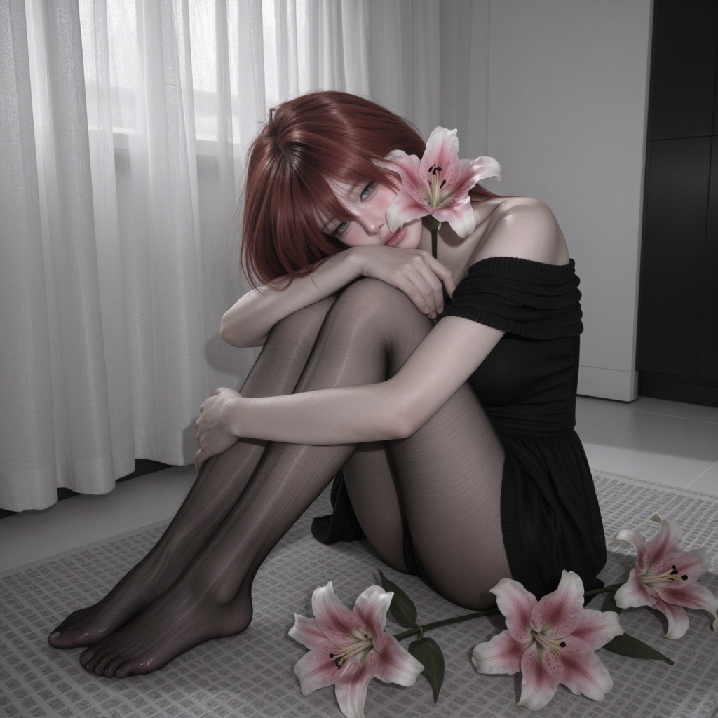 1girl ,  red hair ,  blue eyes on Tensor.Art