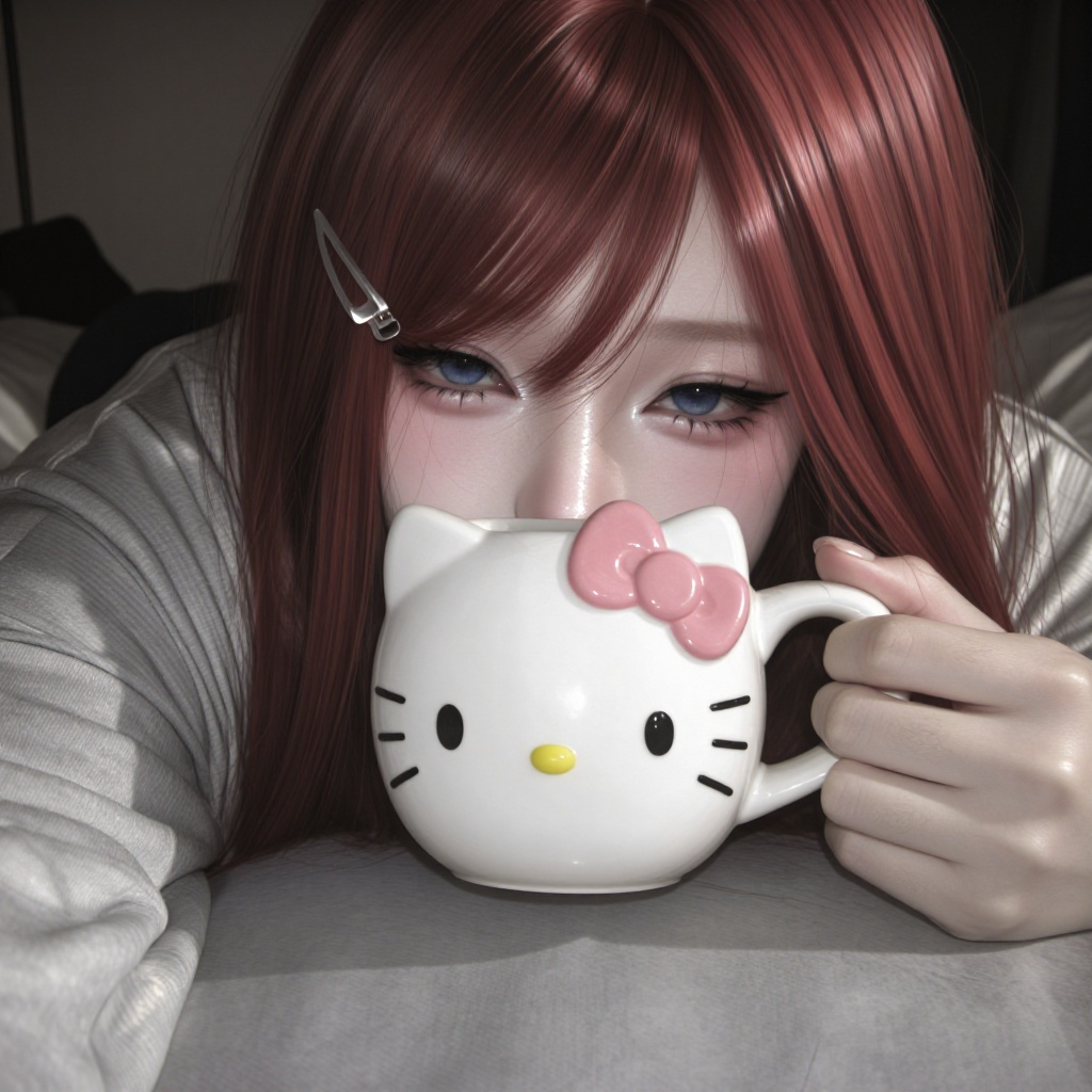 1girl ,  red hair ,  blue eyes on Tensor.Art