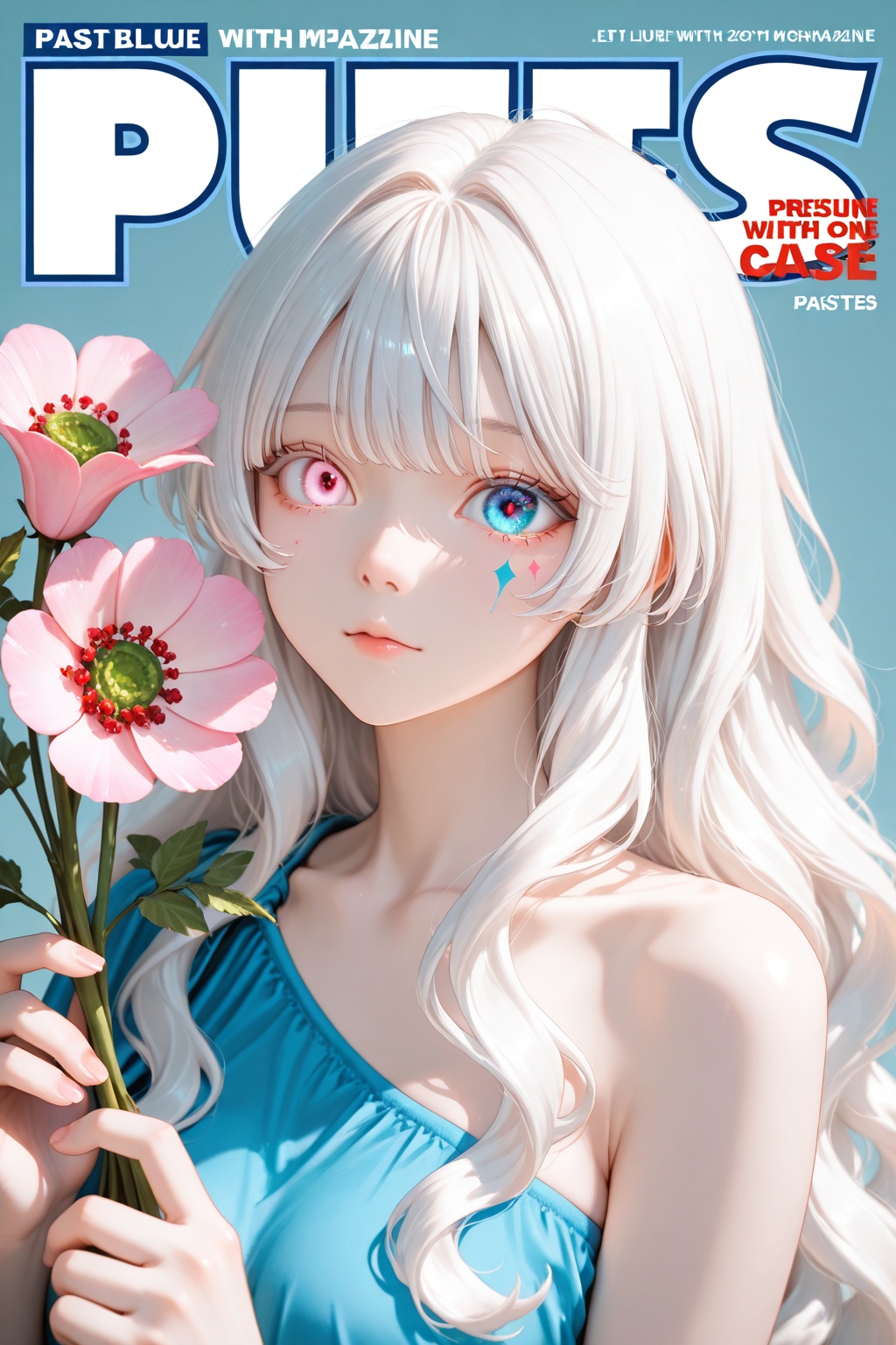 1girl,  solo,  white hair on Tensor.Art