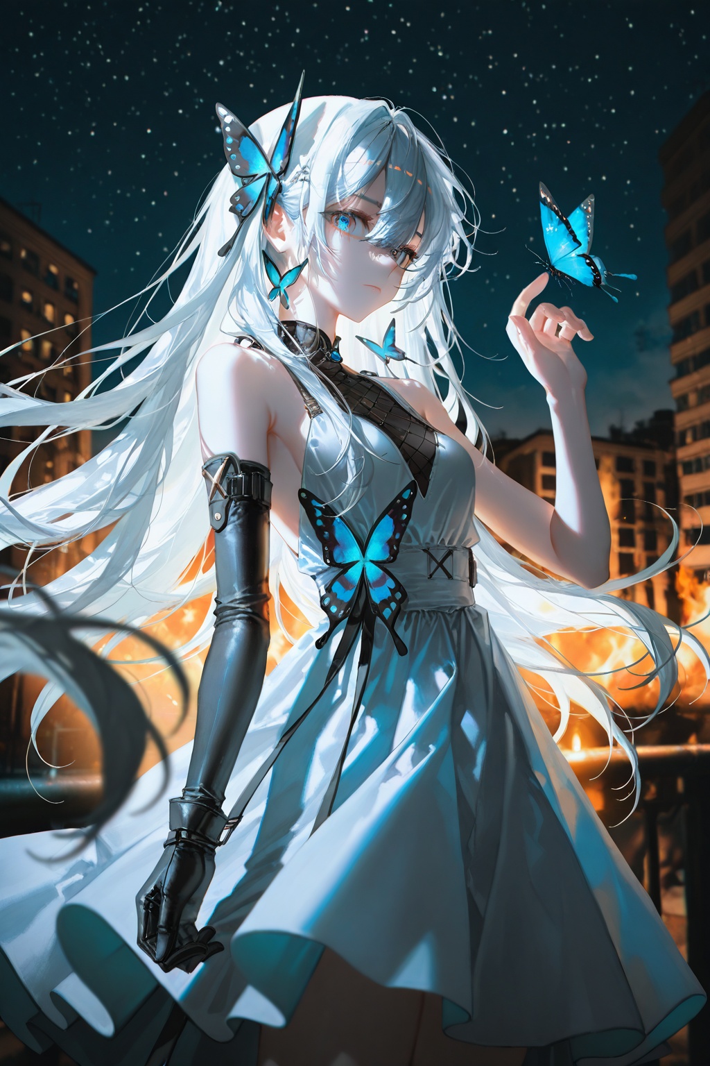 1girl,  solo,  long hair on Tensor.Art