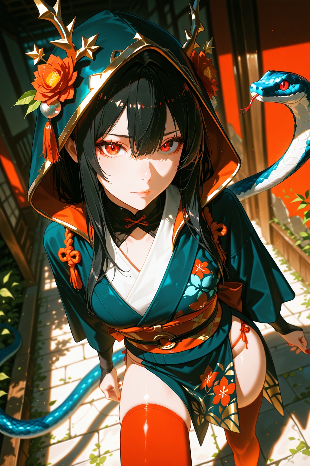 1girl,  solo,  long hair on Tensor.Art