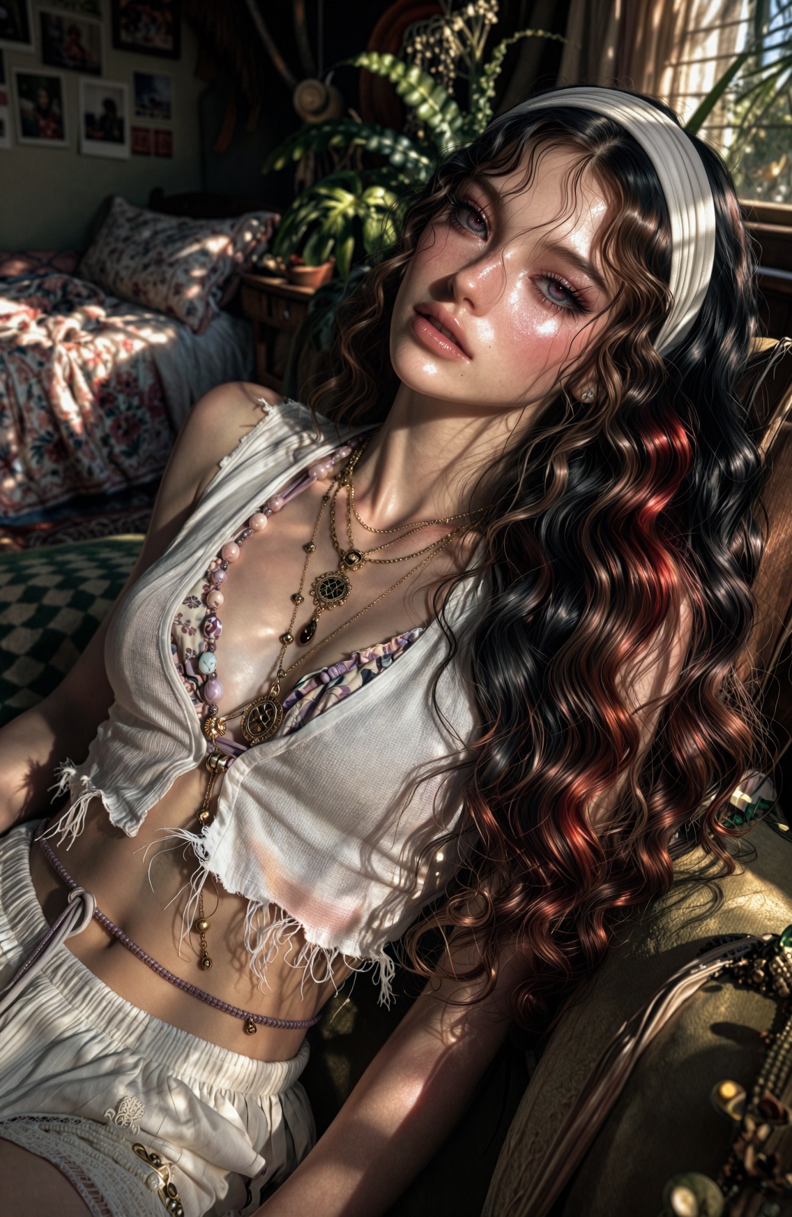 1female,  solo,  young beautiful woman on Tensor.Art