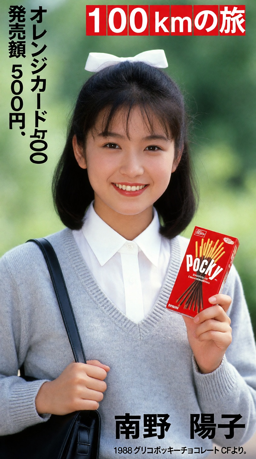 A young woman with dark shoulder-length hair,  styled with a white bow,  smiles warmly at the camera while holding a red G...