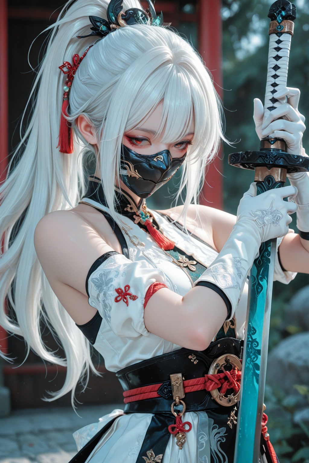 1girl,  weapon,  solo by ikun on Tensor.Art
