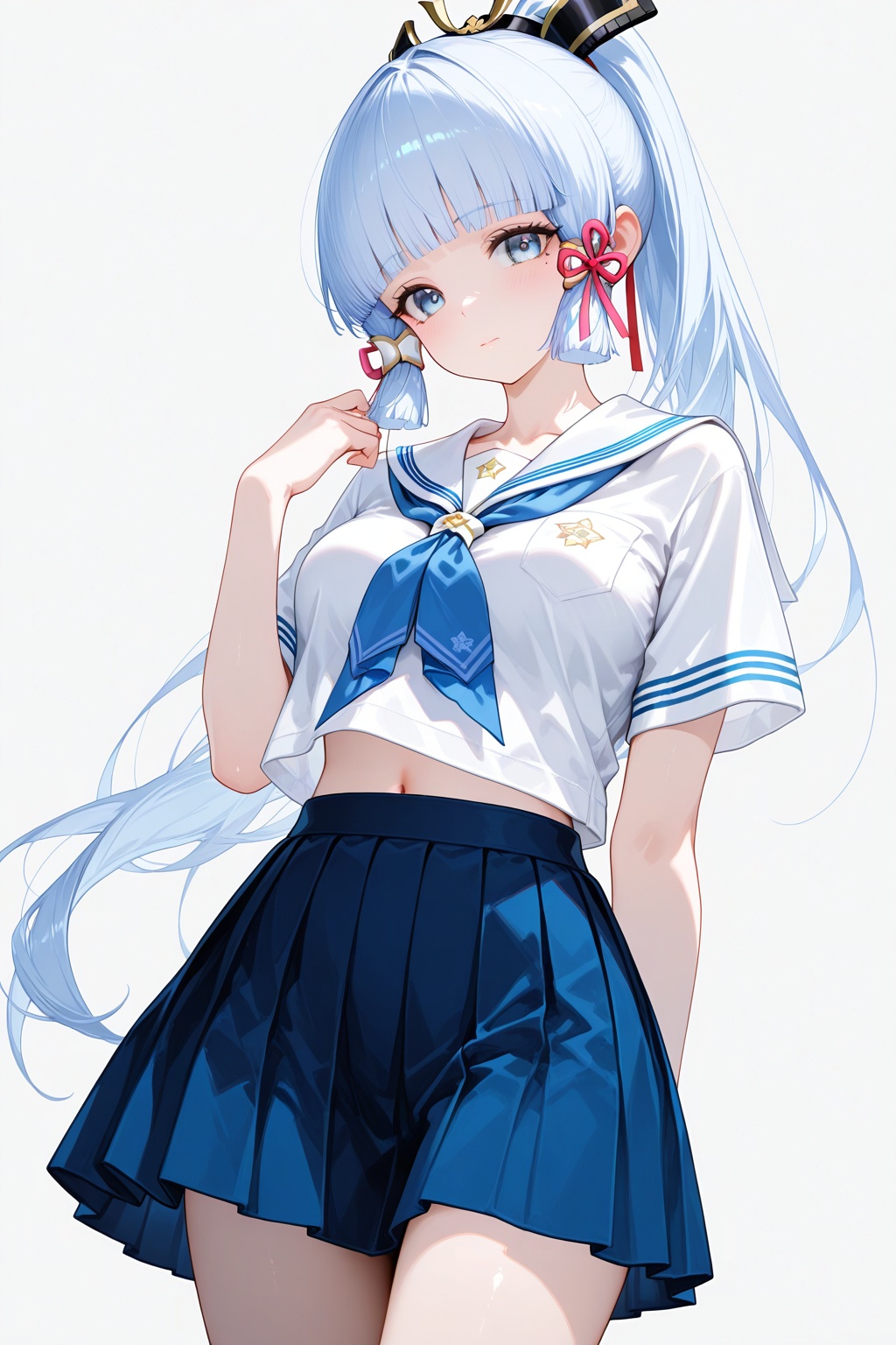 1girl,  kamisato ayaka,  solo on Tensor.Art